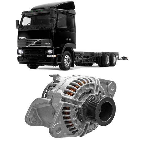 Alternador FH12 FM12 24V 80A Seg Automotive 0124555129