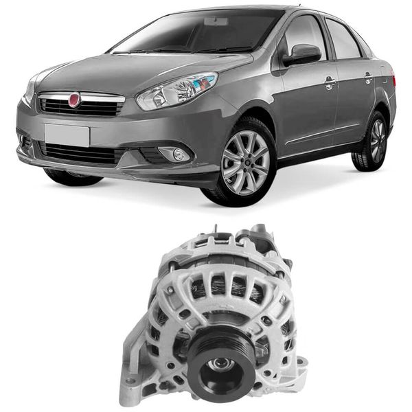 Alternador Fiat Grand Siena Idea Punto 110A 14V F000BL0600 Seg Automotive