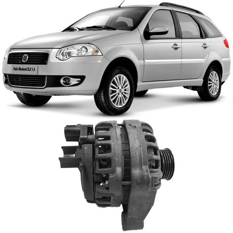 Alternador Fiat Palio Siena Palio Weekend 14 14V 90A Seg Automotive F000BL0406