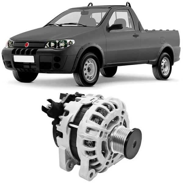 Alternador Fiat Palio Strada 2000 2022 12V 110A Seg Automotive