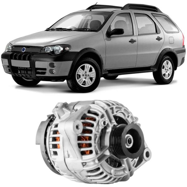 Alternador Fiat Palio Weekend 2003 2008 Bosch