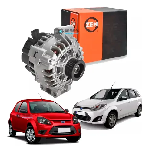 Alternador Ford Courier Fiesta Ka 1 0 1 6 12V 90A Zen 42002