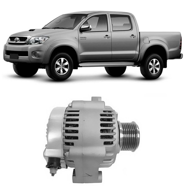 Alternador Toyota Hilux 2 5 3 0 12V 80A Mando MT3042