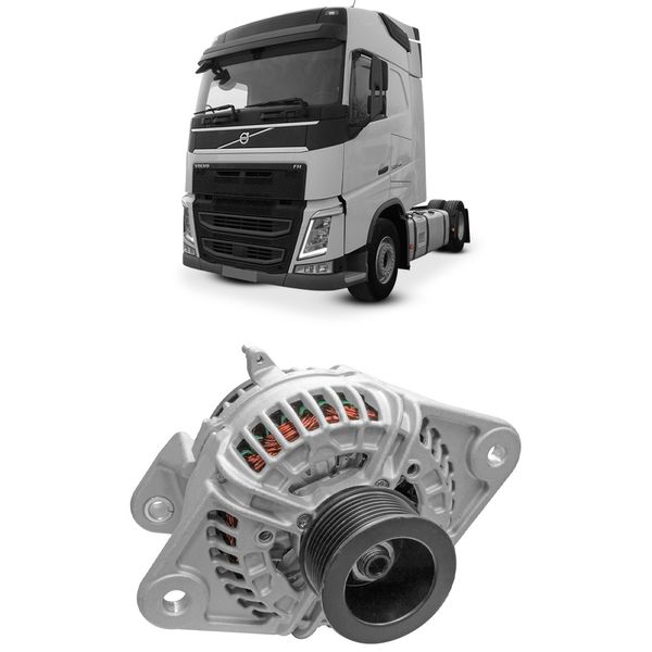 Alternador Volvo Fh 500 2012 2017 24V 80A Zen 41016