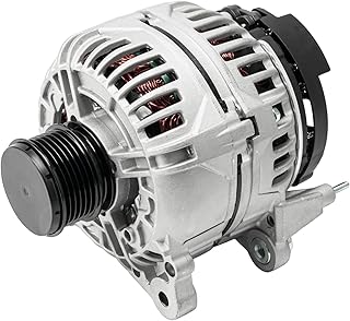 KAX Alternador adequado para Jetta 2006-2014 2.0T/2011-2015 2.0L/2005-2006 1.9T, Passat 2006-2008 2.0T, GTI 2006-2008, Golf 2010-2014 2.0T para 111 134N 1 2V 140Amp CW SC6 6-Groove Polia