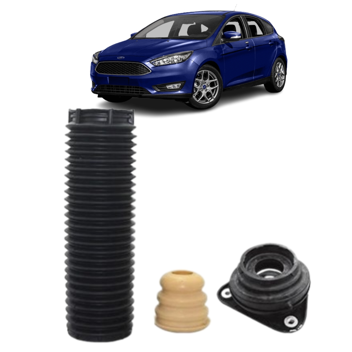 Amortecedor Batente Coifa Traseiro Ford Focus 2007 2013 Direito SK246