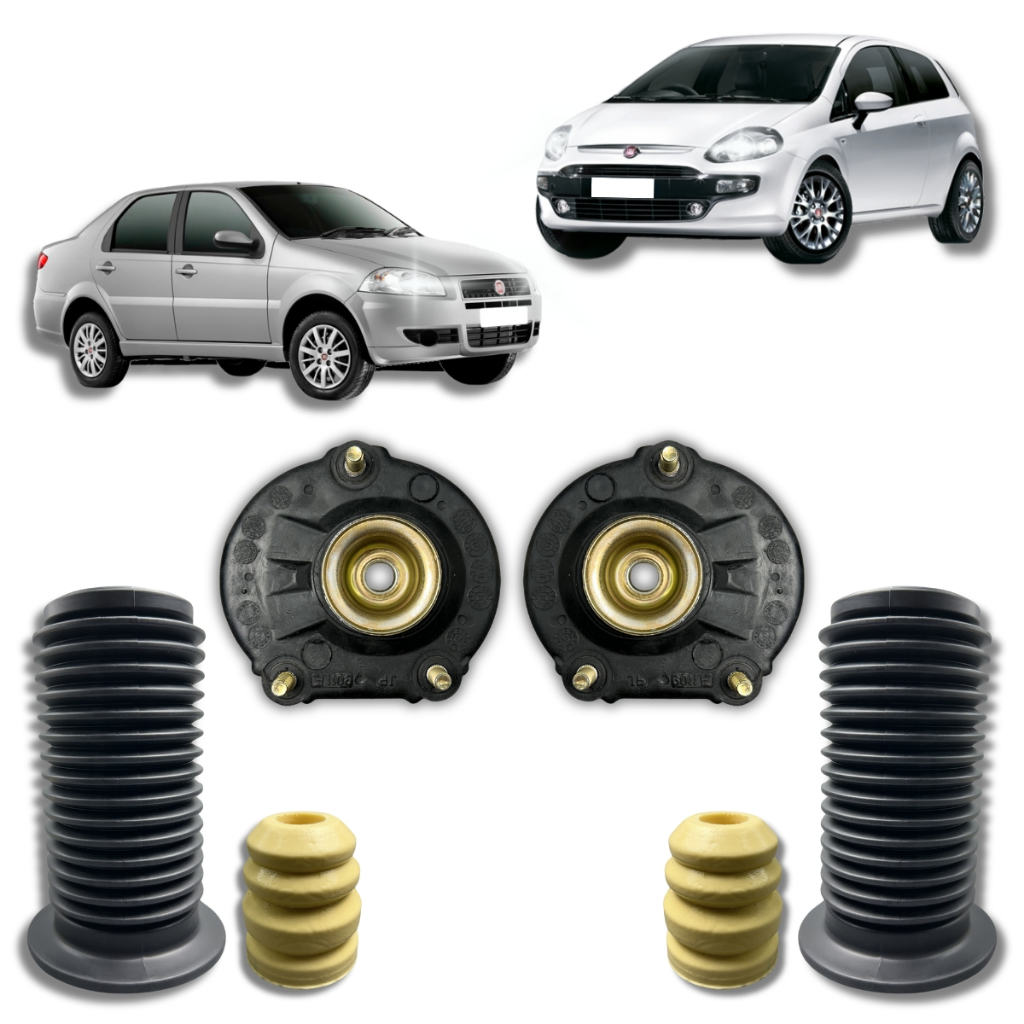 Amortecedor Batente Coxins Traseiro Fiat Linea 2008 2017