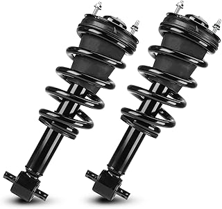 Amortecedor dianteiro completo para Chevrolet e Silverado GMC Sierra 1500 2007-2013, 139105 com mola de bobina, 2 peças