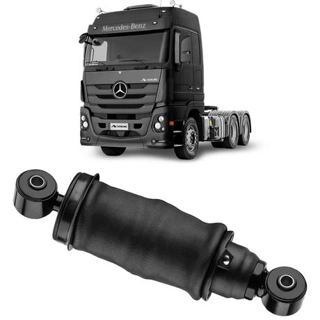 Amortecedor Cabine Actros 2010 2017 Traseiro Bolsa Suspentech ST174