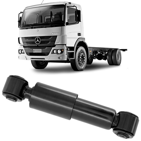 Amortecedor Cabine Traseiro Mercedes-Benz Atego 2013 2024 Transversal