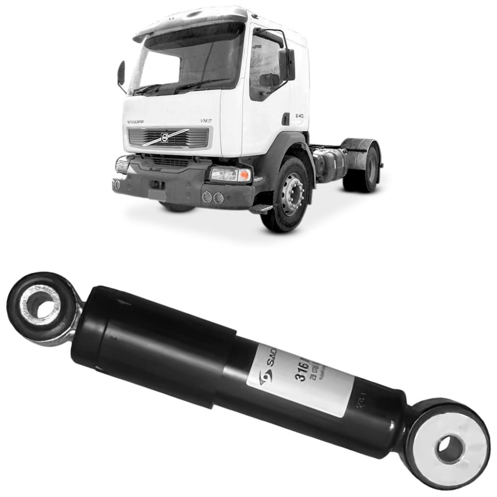Amortecedor Cabine Volvo VM17 210 VM270 VM330 2003 2022 Dianteiro Sachs VM17, VM270, VM330
