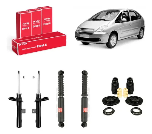 Amortecedor Citroën Xsara Picasso 2001 2012 Dianteiro Motorista Kayaba 333737 KYB