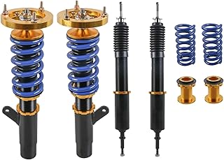 Coilovers para BMW Série 3 E90 2004-2011, para BMW E91 2004-2012, para E92 2005-2013, para E93 2006-2013, altura não ajustável, amortecedor de choque, kits de abaixamento dourado