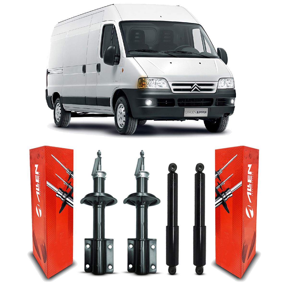 Amortecedor Dianteiro Citroën Jumper 2002 2017 Direito SK707D Sam