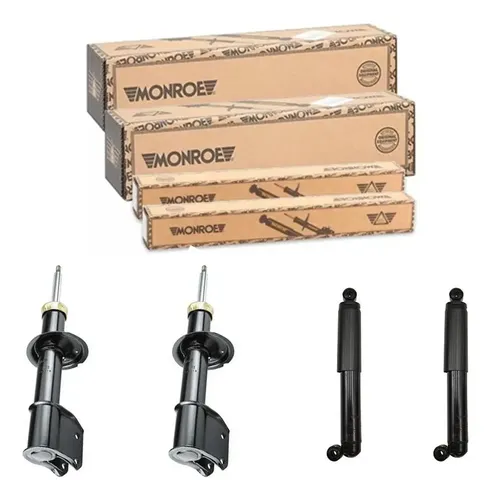 Amortecedor Dianteiro Fiat Fiorino 91 2013 Motorista Passageiro Monroe 808008MM