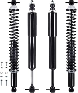 PM Auto Kit de substituição completo com 4 amortecedores dianteiros e traseiros para Ford Explorer 1995-2001, Ford Explorer Sport 2001-2003, Ford Explorer Sport Trac, 1997-2000 Mercury Mountaineer