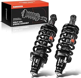 A-Premium Amortecedores traseiros completos compatíveis com Honda CR-V CRV 2002-2006 - 2 amortecedores de suspensão de substituição com montagem de mola helicoidal