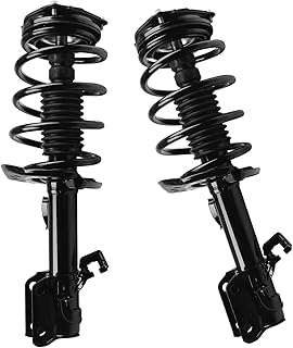 PAROD Amortecedores dianteiros adequados para Nissan Sentra 2014-2016, 2017-2019 Sentra S, SL, SR, SV, com conjunto de mola helicoidal substituto para 172948 172947