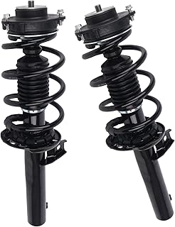 PAROD Par de amortecedores 172311 adequado para VW Beetle 2012-2019, Eos 2007-2011, 2010-2014 Golf, Jetta dianteiro 2005-2018 com montagem de mola helicoidal