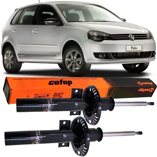 Amortecedor Dianteiro VW Polo 2002 2014 Esquerdo Direito SK416
