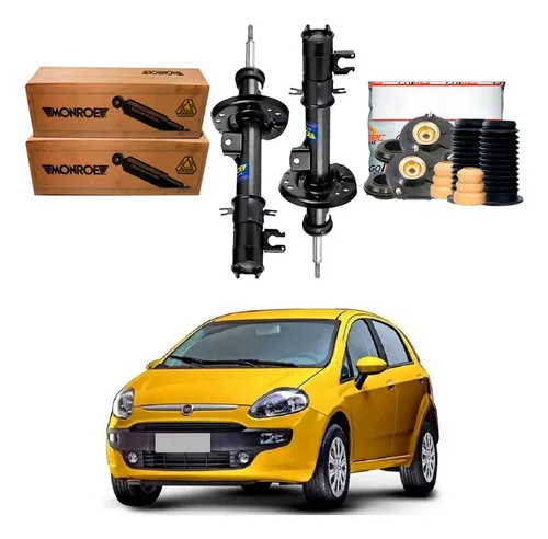 Amortecedor Fiat Punto 2008 2017 Traseiro Motorista Passageiro Monroe SP0761