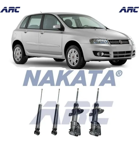 Amortecedor Fiat Stilo 2003 2010 Dianteiro Motorista Passageiro Nakata HG33022