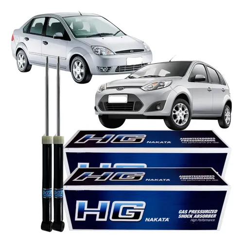 Amortecedor Fiesta Hatch 2011 2017 Traseiro Motorista Passageiro Nakata HG41027