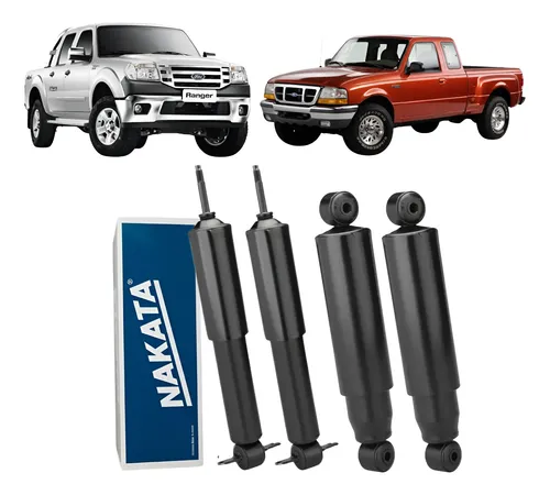 Amortecedor Ford Ranger 98 2011 Traseiro Motorista Passageiro Nakata HG36040