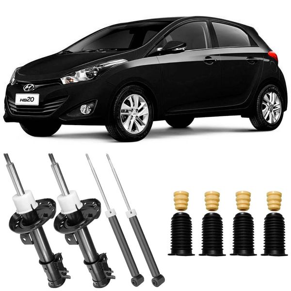Amortecedor Hyundai HB20 2013 2015 Traseiro Motorista Passageiro Nakata HG41015