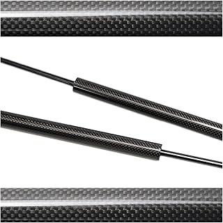 Suporte de mola a gás com mola traseira para Fiat para Palio II 326 2011-2018 Hatchback Suporte de elevação de bagageiro com molas amortecedoras amortecedoras de gás de haste (fibra de carbono preta)