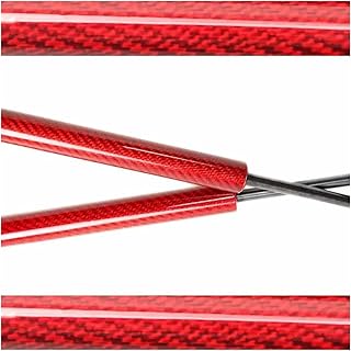 Suporte de mola a gás com mola traseira para Fiat para Palio II 326 2011-2018 Hatchback Suporte de elevação de bagageiro com molas amortecedoras amortecedoras de gás de haste (fibra de carbono preta)
