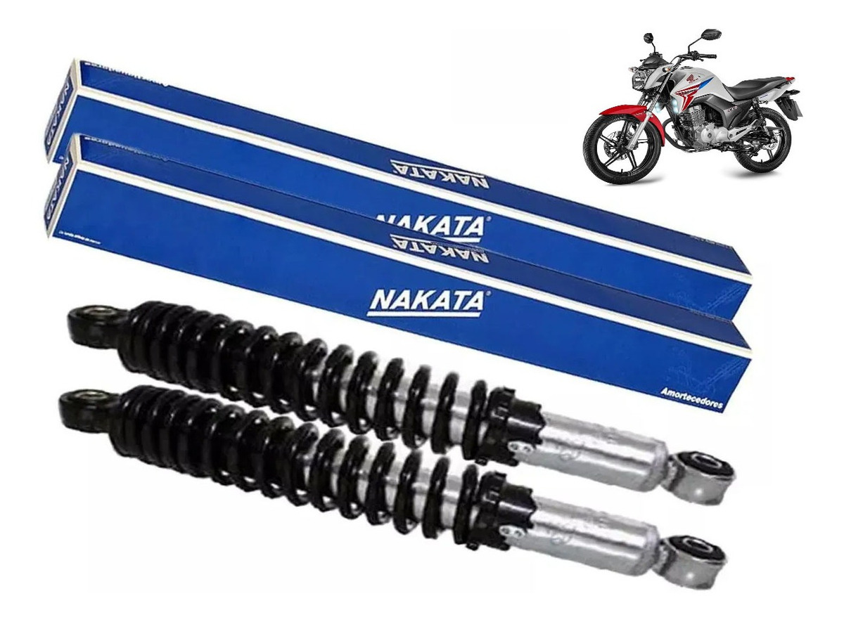 Amortecedor Moto Honda Cg 150 2004 2015 Traseira Nakata AM1010