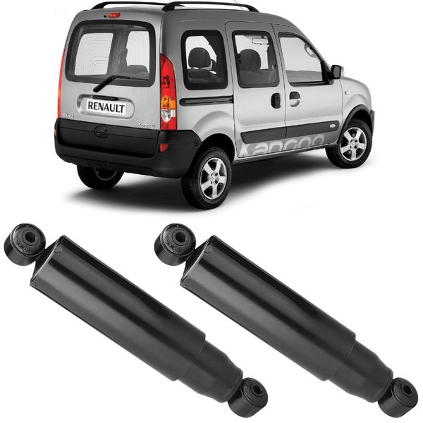 Amortecedor Renault Kangoo 99 2018 Traseiro Motorista Passageiro Nakata HG31164