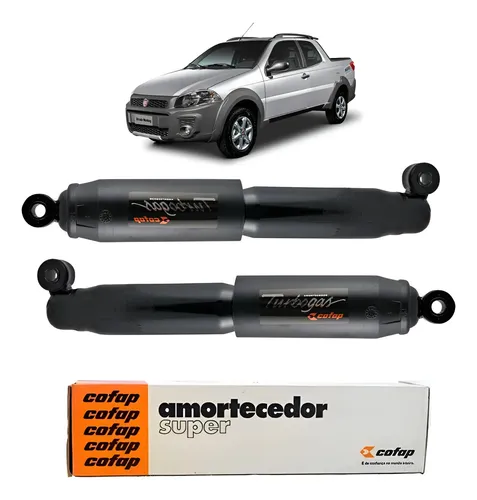 Amortecedor Traseiro Fiat Strada 2008 2020 Motorista Passageiro Cofap GL13136