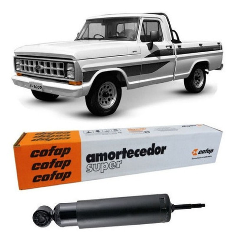 Amortecedor Traseiro Ford F1000 79 90 Cofap Super L12613