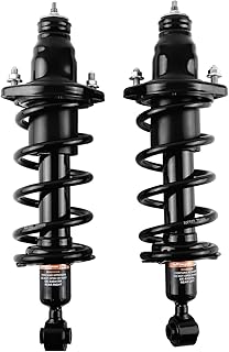 maXpeedingrods Amortecedores traseiros para Honda Civic 2001-2005, 171340L 171340R Suporte completo com conjunto de mola helicoidal, 2 peças