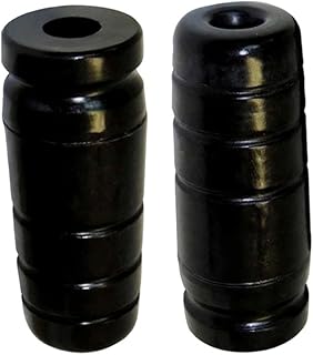 RT21027 Amortecedores de suspensão dianteiros traseiros para 1997-2006 para Jeep para Wrangler TJ e 1993-1998 para Grand Cherokee, kit de amortecedor de borracha de longa duração, preto