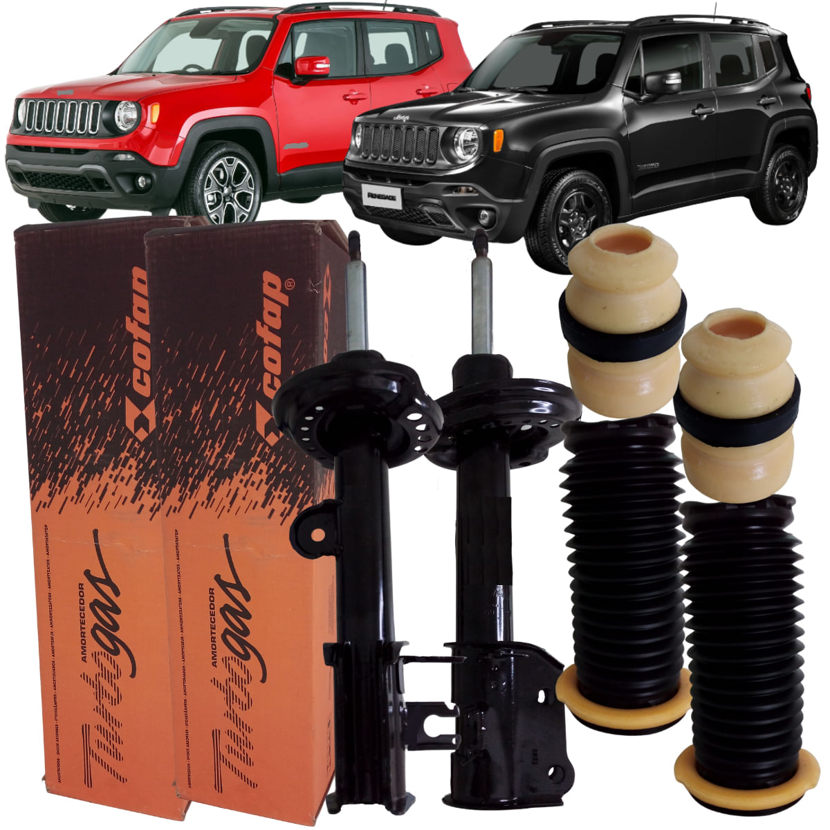 Amortecedor Traseiro Jeep Renegade 1 8 Etorque 2015 2021