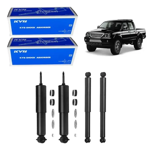 Amortecedor Traseiro Mitsubishi L200 GLS 4X2 CD 92 95 Premium Kayaba 443185 KYB