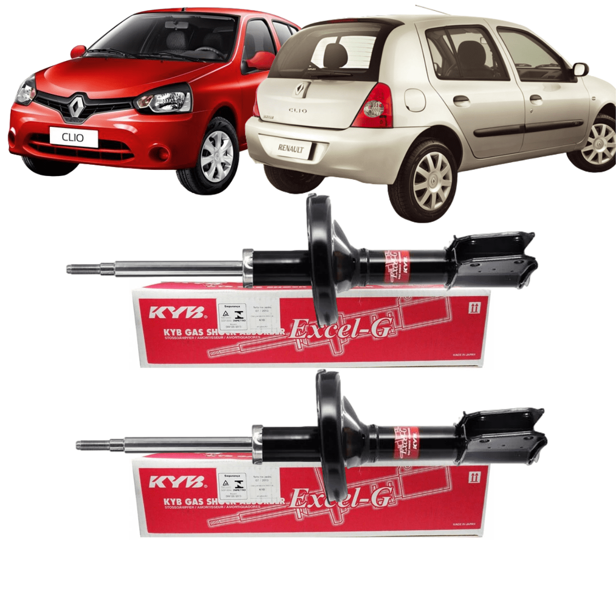 Amortecedor Traseiro Renault Clio 1999 2016 Direito Esquerdo