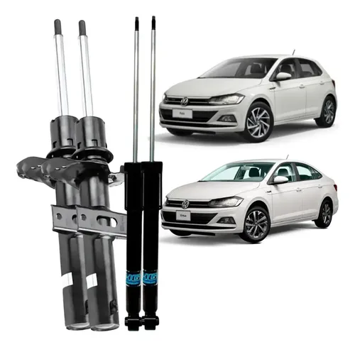 Amortecedor Traseiro VW Polo Virtus 2017 2022 Direito Esquerdo