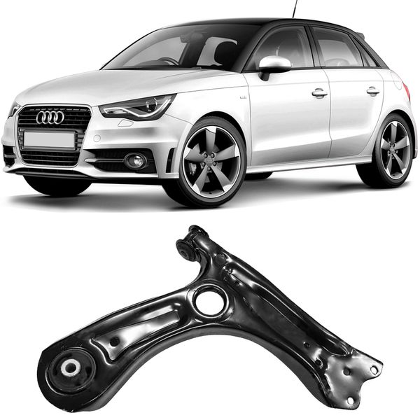 Bandeja Balança Audi A1 2011 2017 Dianteiro Passageiro Bucha Nakata NBJ1017D