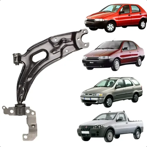 Bandeja Balança Fiat Siena 97 2000 Dianteiro Motorista Barra Estabilizadora