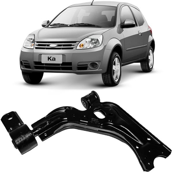 Bandeja Balança Ford Ka 2008 2013 Dianteiro Passageiro Bucha Nakata NBJ2018D