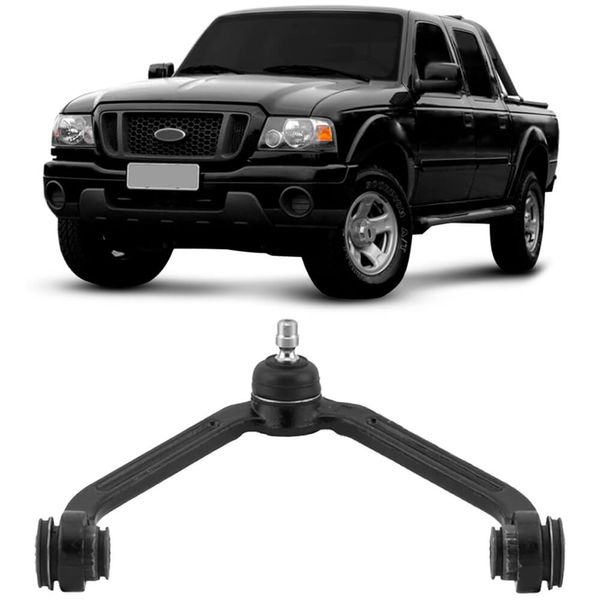 Bandeja Balança Ford Ranger 97 2011 Dianteiro Superior Motorista Bucha Pivô