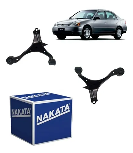 Bandeja Balança Honda Civic 2001 2006 Dianteiro Passageiro Bucha Nakata NBJ7007D