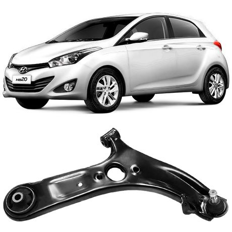 Bandeja Balança Hyundai HB20 2013 2019 Dianteiro Passageiro Pivô Bucha NBJ8006DP
