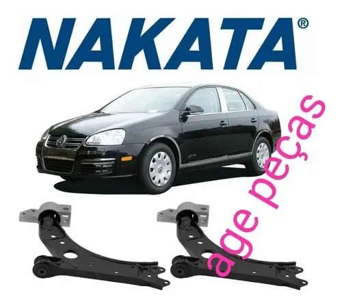 Bandeja Balança Jetta 2007 2010 Dianteiro Motorista Bucha Pivô Nakata NBJ1005E