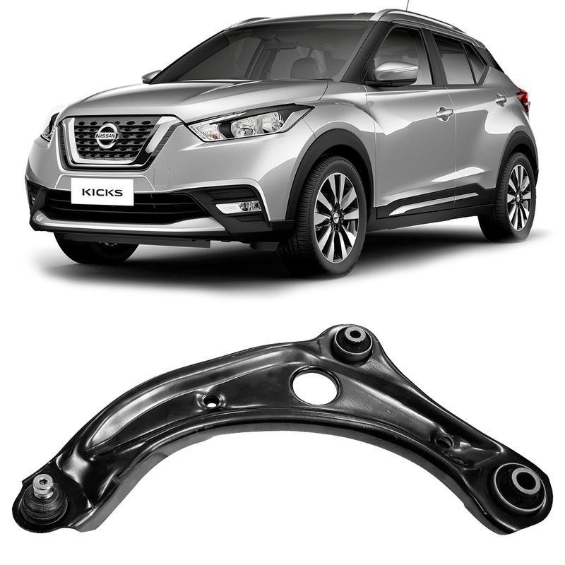 Bandeja Balança Nissan Kicks 2016 2020 Dianteiro Motorista Bucha Pivô Nakata NBJ6013EP