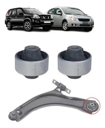 Bandeja Balança Nissan Sentra 2007 2013 Dianteiro Passageiro Bucha Nakata NBJ6004D